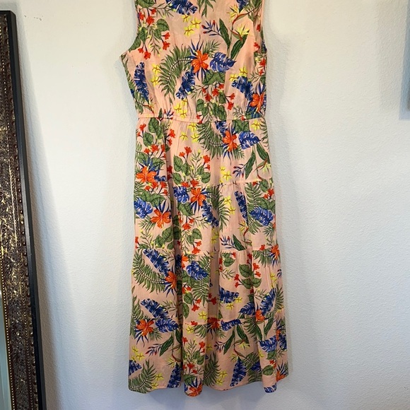 Style & Co. Orange Sleeveless Midi Sundress - Picture 4 of 5